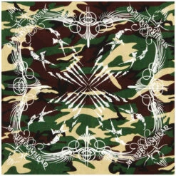 Logo Camo/White Bandana