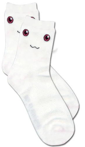 Kyubey Face Anime Socks 1 Kyubey Face Anime Socks