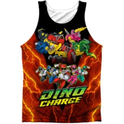 Power Rangers Zord Power 100% Poly Mens Tank