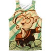 Traveling Man 100% Poly Mens Tank