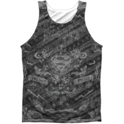 Superman Submit 100% Poly Mens Tank
