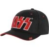 KISS Red On White Logo Baseball Cap