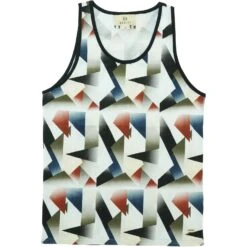Glass Print Mens Tank