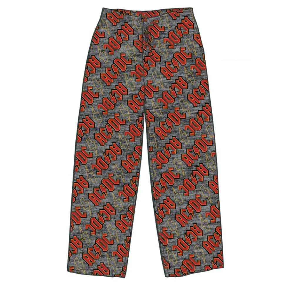 AC/DC Lightning Slant Lounge Pants Lounge Pants 1 AC/DC Lightning Slant Lounge Pants Lounge Pants