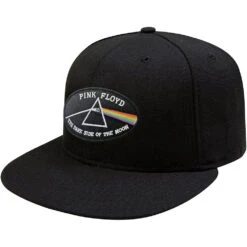 Pink Floyd The Dark Side Of The Moon Black Border Snapback Baseball Cap