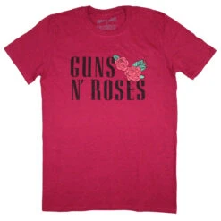 Red Roses On Maroon Tee T-shirt