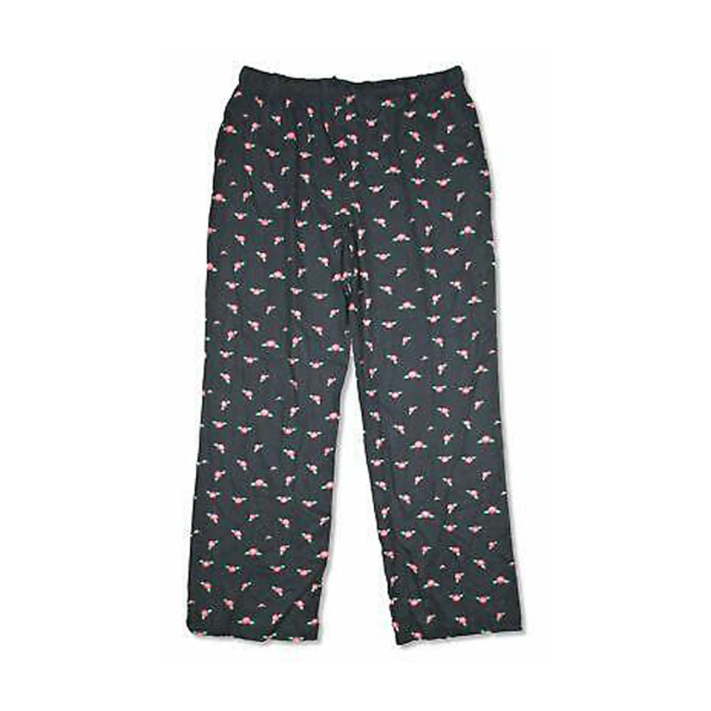 All Over Pattern Black Pajama Pants Lounge Pants 2 All Over Pattern Black Pajama Pants Lounge Pants - Image 2
