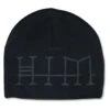 HIM Black With Grey Logo Reversible Beanie Beanie
