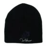 Peace & Love Black Beanie Hat Beanie
