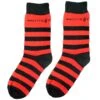 Slipknot Knotfest Red And Black Striped Socks Socks
