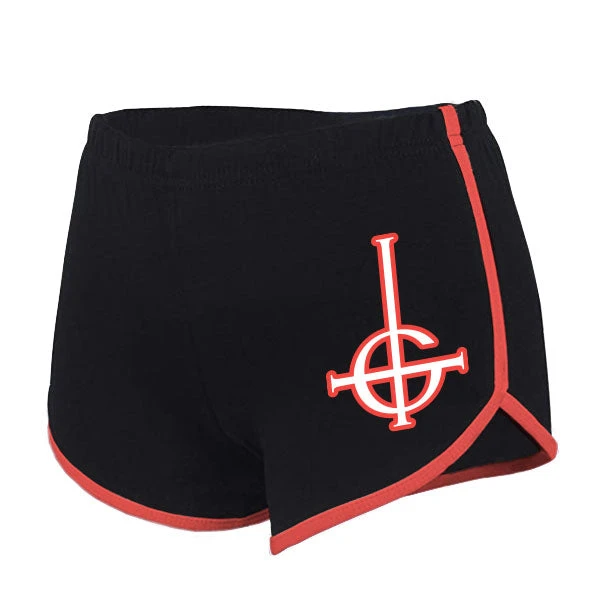 Ghost Red Logo Dolphin Shorts Booty Shorts 1 Ghost Red Logo Dolphin Shorts Booty Shorts