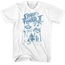 Street Fighter Ryu Ken And Chun Li Box T-shirt