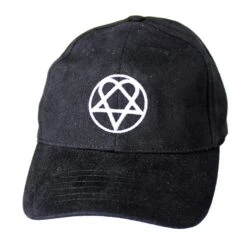 Heartagram With Logo Embroidered On Back Baseball Cap