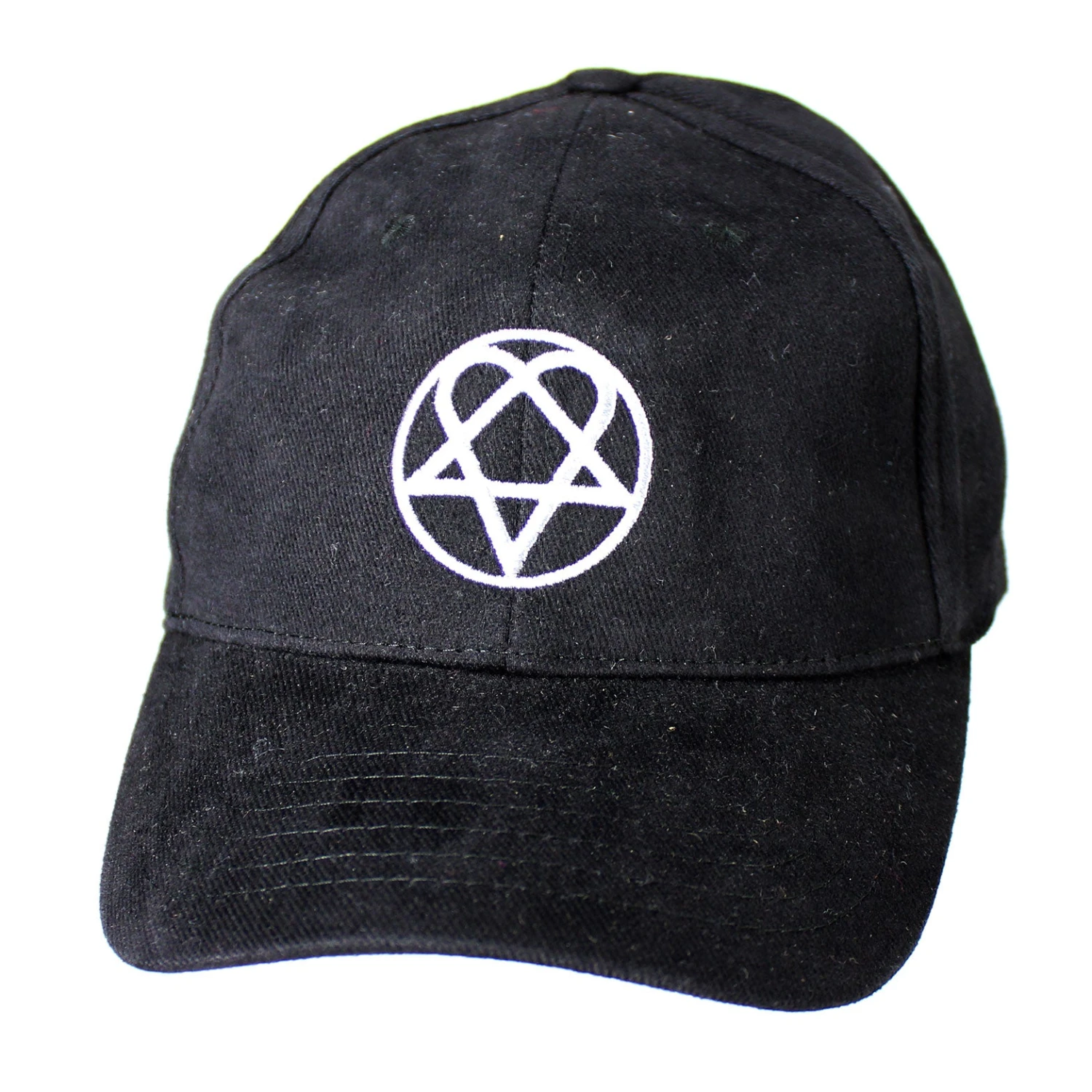 Heartagram With Logo Embroidered On Back Baseball Cap 1 Heartagram With Logo Embroidered On Back Baseball Cap